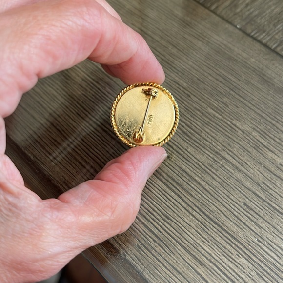 Vintage Made in Italy Ceramic Floral Cameo - Picture 7 of 14